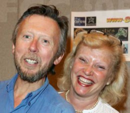 David and Sandra Dickinson at the London Film and Comicon in June 2005